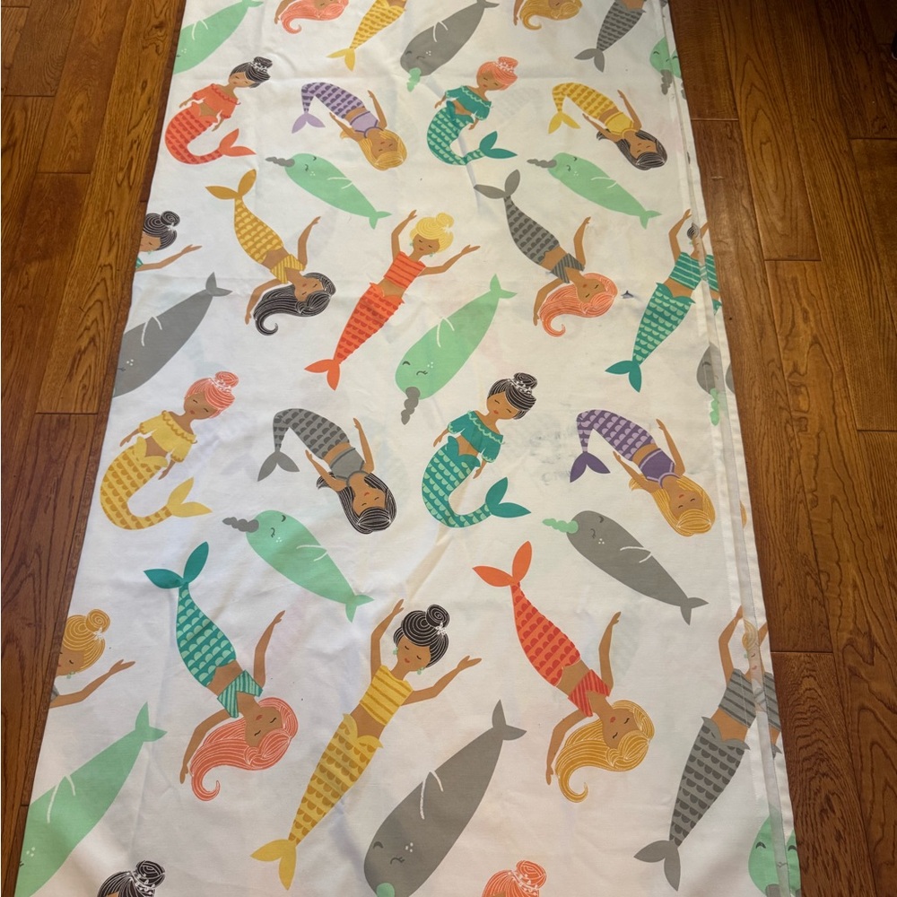 Colorful Mermaid Kids Shower Curtain